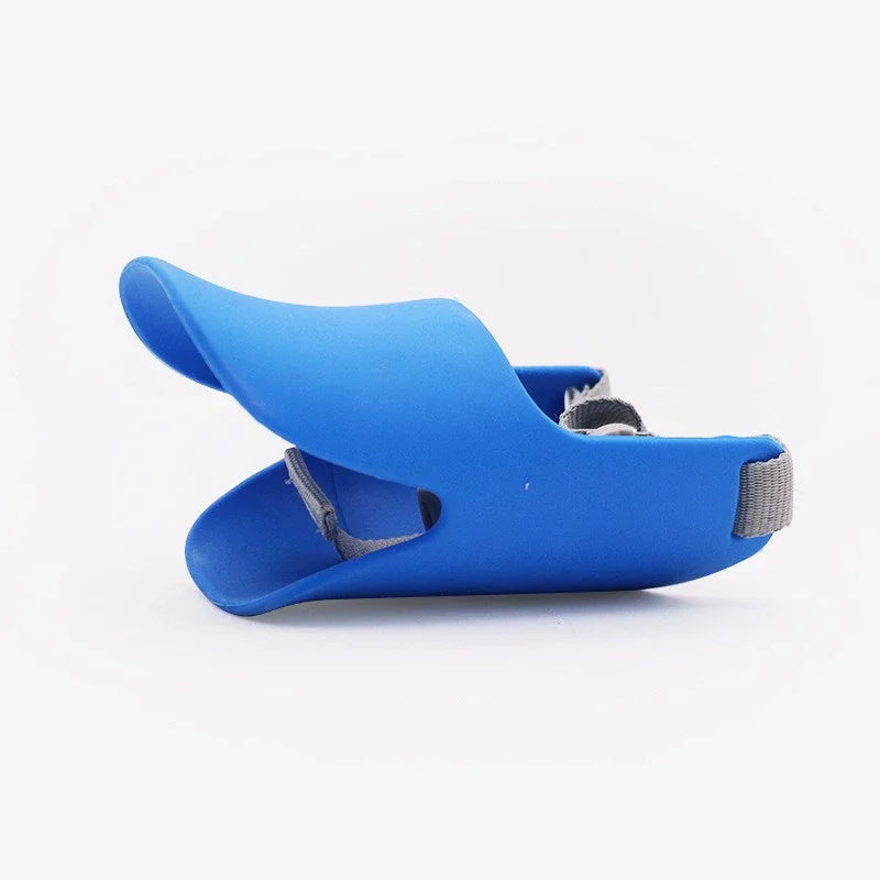 Breathable Silicone Duck Dog Muzzle Adjustable anti Bite anti Barking anti Eating Pet Mouth Mask Dog Outdoor Hiking Supplies
