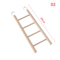 1PC Birds Toy Wooden Ladders Swing Scratcher Perch Climbing Ladder Bird Cage DIY Hanging Decor Hamsters Parrot Toys Pet Supplies