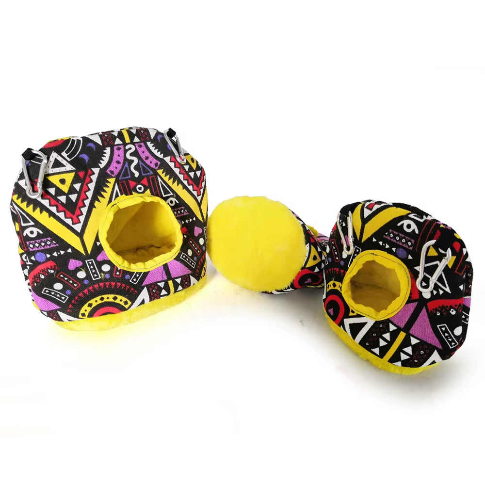 Pet Bird Supplies round Warm Nest for Birds Parrot Birdhouse Cotton Hammock Bird Cages Parakeet Budgie Hut Tent Bed Hanging Cave
