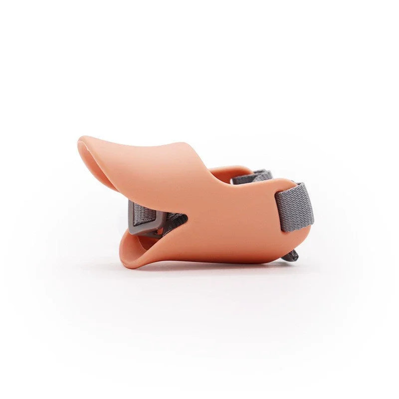 Breathable Silicone Duck Dog Muzzle Adjustable anti Bite anti Barking anti Eating Pet Mouth Mask Dog Outdoor Hiking Supplies