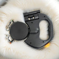 Retractable Dual Dog Leash with LED Light 360 Swivel No Tangle Independent Braking 3M Reflective Leads for Dogs